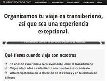 Tablet Screenshot of eltransiberiano.com